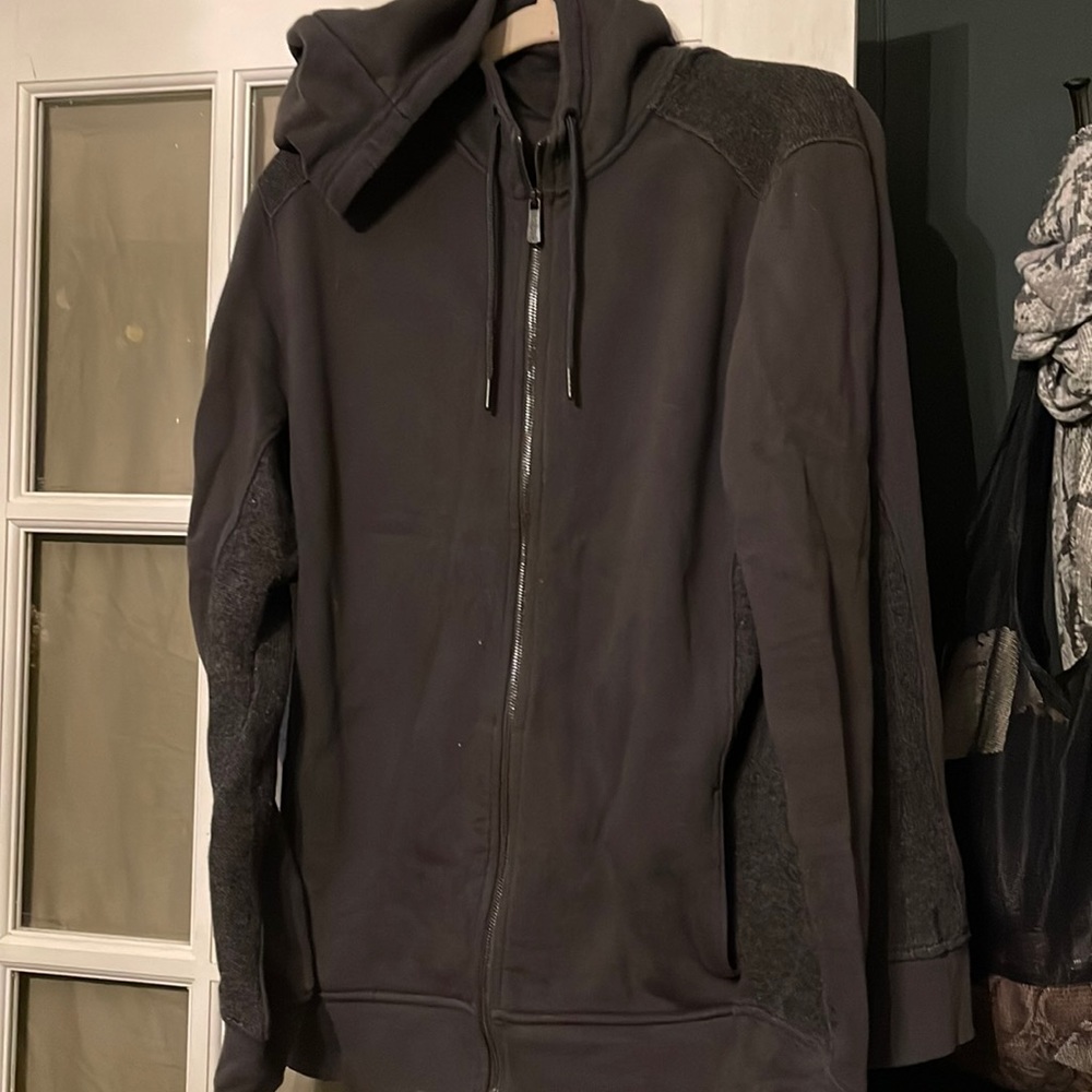 Heavy weight mens zip sweatshirt